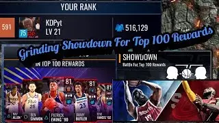 Grinding Showdown For Top 100 Rewards (NBA Live Mobile)