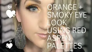 Orange + Smoky Eye using Red Aspen Palettes!