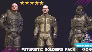 Unreal Engine - Asset Show Off : Futuristic Soldiers Pack from Starlight Arts