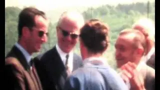 Koning Boudewijn Home-made movie 8mm restored. Le Roi Baudouin en visite....