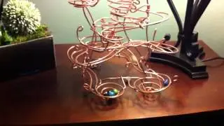 Copper Rolling Ball Sculpture 13