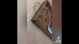 Поднос из дерева за 100 руб
