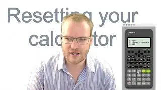 Resetting your calculator