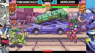 TMNT Tournament Fighters CE - Combo Breaker 2021 Netplay Exhibition - tobemorecrazy vs. NerdJosh