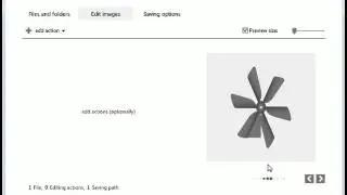 Rotate 3D images before conversion with reaConverter