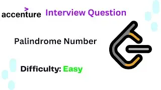 LeetCode Problems #9 | Palindrome Number | Accenture Interview Question