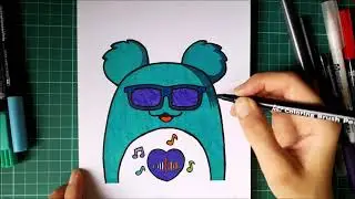 Drawing Kevin From Squishmallow - My Own Style