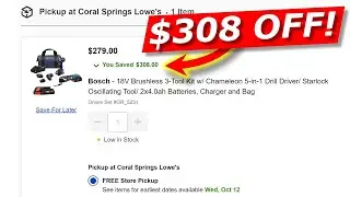 Lowes Awesome Bosch Tool Kit $308 OFF! Deal Of The Day!