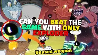 Can you finish Cuphead dlc with only using Unused weapon Exploder