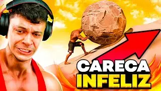 EXPLODI DE RAGE! NÃO CONSIGO EMPURRAR A BOLA DO CARECA 😭😭