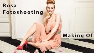 Rosa Fotoshooting