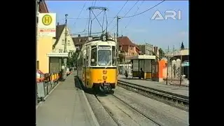 GT4 Stuttgart Tram 1990 Weilimdorf  Feuerbach | SSB  Straßenbahn Linie 6