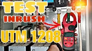 TEST of UNI-T UTM 1208 Current Clamps Measuring Starting Current of Compressors