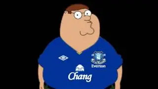 Everton FC Cartoon stars and Z Cars Anthem.