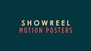 SHOWREEL - Motion Posters | Maddy Madhav | 2020
