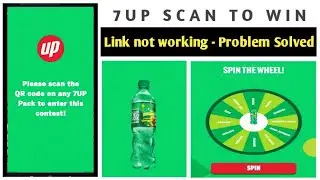 7up website Problem solved || 7up scan and win