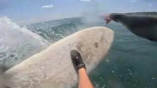 First Surfs in Bali (RAW GOPRO POV)