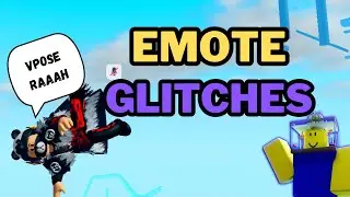How to glitch with emotes in Roblox (vpose and others)