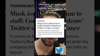 Twitter layoffs 🐦#programming #coding #webdev #software #frontend #backend #amazon #aws #twitter