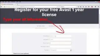 How to Register  Avast  antivirus  for one year license