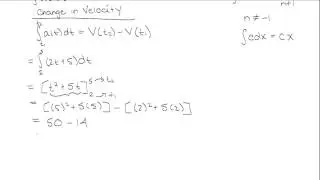 Net Change Theorem - Example 1