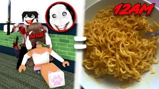 If I DIE In MM2, I Eat SPICY NOODLES...But Its 12AM