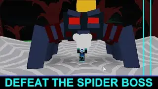 DEFEAT THE NEW SPIDER BOSS | Build a Boat For Treasure | Roblox