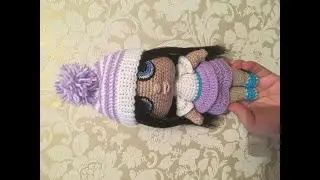 Кукла ручной работы,куколки ЛОЛ вязанные