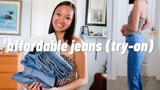 My Affordable Jeans Collection Try-On 2021 | For Petite Girls