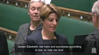 My official swearing in at parliament, December 2019