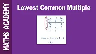 How to calculate the Lowest Common Multiple of 15 and 18 and 30