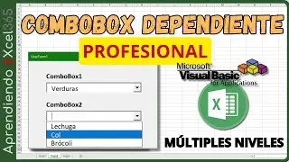 Crea un ComboBox Dependiente con Múltiples Niveles en #vba #visualbasic