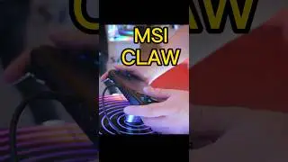 Behold the Claw! 🫠 The Very First Intel Arc Based Handheld Gaming Device #shorts #gaming  #handheld