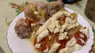 Курица по французски.Мург бо таври франсузи