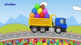 Мультики про машинки Учим фрукты Яйца с сюрпризом Сборник мультфильмов