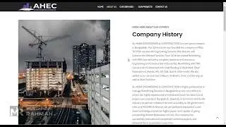 AlHera.co Construction Website by Mustafijur Rahman