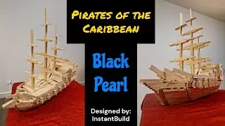 Epic Kapla Build: Recreating the Black Pearl from Pirates of the Caribbean!