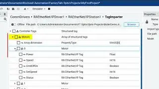 FactoryTalk® Optix™ Getting Started - Communication Setup