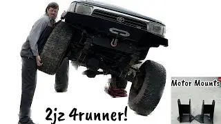 2JZ SAS 4runner Build part 2 (Motor mounts and clearance)