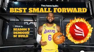 SEASON 9: NEW BEST SMALL FORWARD BUILD IN NBA 2K23! MOST OVERPOWERED POINT FORWARD DEMIGOD BUILD!