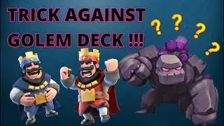 HOW TO COUNTER GOLEM DECK ! || CLASH ROYALE