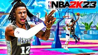 THIS JA MORANT "MENACE TO SOCIETY" BUILD MUST BE BANNED in NBA 2K23!