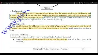 MCM101 Introduction to Mass Communication Short Lesson 22 | MCM101 Midterm & Finalterm Short Lecture