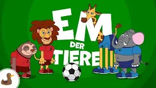⚽️🦁 Die EM der Tiere - Fußball-Lied für Kinder | Kalle Klang | Sing Kinderlieder