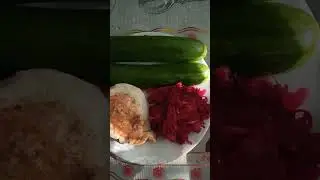 ВКУСНЫЙ ПП УЖИН || ОТБИВНАЯ КУРИНАЯ,ОГУРЧИК И ВИНЕГРЕТ