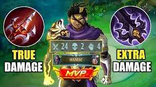 24KILLS!! BRODY ABUSING MULTIPLE DAMAGE BUILD 100% BROKEN😱 (AUTO MANIAC) | BRODY BEST BUILD | MLBB