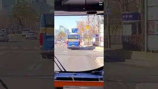서울 3411번 버스 주행영상 1편 | Seoul Bus 3411 Driving Tour | 잠실엘스아파트~한국무역센터.삼성역 | 갤럭시Z폴드2 #Shorts