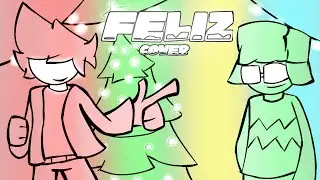 FNF - FELIZ Cover But Red And @josephgamer5568 Sing It- Holiday Mod (FLP/MIDI)