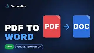 How to Convert PDF to Word Online | Convertica Free PDF Converter