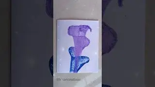 DIY Thread Art 💜| String pull art 😍#bmartcreations #shorts #youtubeshorts #creative #art #satisfying